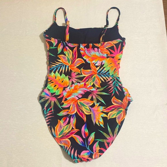 LA BLANCA Women's Standard Lingerie One Piece Swimsuit w Tommy Control Size 6 - Picture 5 of 8